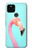 S3708 Flamant rose Etui Coque Housse pour Google Pixel 5