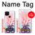 S3711 Ananas rose Etui Coque Housse pour Google Pixel 5