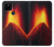 S0745 Volcan Lave Etui Coque Housse pour Google Pixel 4a 5G