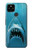 S0830 Requin blanc Etui Coque Housse pour Google Pixel 4a 5G