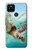 S1377 Océan tortue de mer Etui Coque Housse pour Google Pixel 4a 5G
