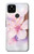 S1415 Fleur de Sakura Art Etui Coque Housse pour Google Pixel 4a 5G
