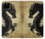 S1482 Peinture Noir dragon Etui Coque Housse pour Google Pixel 4a 5G