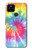 S1697 Tie Dye coloré imprimé graphique Etui Coque Housse pour Google Pixel 4a 5G