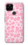 S2213 Motif rose Léopard Etui Coque Housse pour Google Pixel 4a 5G