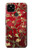 S2414 Rouge Fleur amandier Van Gogh Etui Coque Housse pour Google Pixel 4a 5G