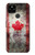 S2490 Canada Feuille d'érable Drapeau Texture Etui Coque Housse pour Google Pixel 4a 5G