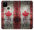 S2490 Canada Feuille d'érable Drapeau Texture Etui Coque Housse pour Google Pixel 4a 5G