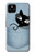 S2641 Noir Chat Poche Etui Coque Housse pour Google Pixel 4a 5G