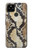 S2703 Serpent Texture Imprimé graphique Peau Etui Coque Housse pour Google Pixel 4a 5G
