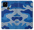 S2958 Armée Bleu Camo Camouflage Etui Coque Housse pour Google Pixel 4a 5G