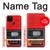 S3204 Rouge Cassette Recorder graphique Etui Coque Housse pour Google Pixel 4a 5G