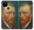 S3335 Vincent Van Gogh Autoportrait Etui Coque Housse pour Google Pixel 4a 5G