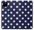 S3533 Bleu à pois Etui Coque Housse pour Google Pixel 4a 5G
