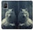 S1516 Loup blanc Etui Coque Housse pour OnePlus 8T