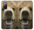 S0840 Grizzly Bear visage Etui Coque Housse pour Samsung Galaxy S20 FE