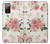 S1859 Motif Rose Etui Coque Housse pour Samsung Galaxy S20 FE