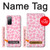 S2213 Motif rose Léopard Etui Coque Housse pour Samsung Galaxy S20 FE