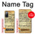 S2667 Fowler Mozart Partitions Etui Coque Housse pour Samsung Galaxy S20 FE