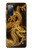 S2804 Dragon d'or imprimé chinois Etui Coque Housse pour Samsung Galaxy S20 FE
