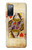 S2833 Poker Carte Coeurs Reine Etui Coque Housse pour Samsung Galaxy S20 FE