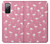 S2858 Motif Flamant rose Etui Coque Housse pour Samsung Galaxy S20 FE