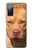 S2903 Chien américain Pitbull Etui Coque Housse pour Samsung Galaxy S20 FE