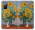 S2937 Claude Monet Bouquet de tournesols Etui Coque Housse pour Samsung Galaxy S20 FE