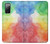 S2945 Aquarelle colorée Etui Coque Housse pour Samsung Galaxy S20 FE