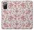 S3095 Motif Rose millésimé Etui Coque Housse pour Samsung Galaxy S20 FE