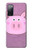 S3269 Porc Dessin animé Etui Coque Housse pour Samsung Galaxy S20 FE