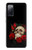 S3753 Roses de crâne gothique sombre Etui Coque Housse pour Samsung Galaxy S20 FE