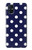 S3533 Bleu à pois Etui Coque Housse pour Samsung Galaxy M51