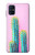 S3673 Cactus Etui Coque Housse pour Samsung Galaxy M51