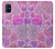 S3710 Coeur d'amour rose Etui Coque Housse pour Samsung Galaxy M51