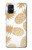 S3718 Ananas sans soudure Etui Coque Housse pour Samsung Galaxy M51