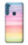 S3507 Coloré Arc-en-ciel pastel Etui Coque Housse pour Motorola One Fusion+