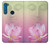 S3511 Fleur de lotus Bouddhisme Etui Coque Housse pour Motorola One Fusion+