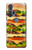 S0790 Hamburger Etui Coque Housse pour Motorola Edge+