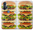 S0790 Hamburger Etui Coque Housse pour Motorola Edge+