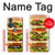 S0790 Hamburger Etui Coque Housse pour Motorola Edge+