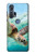 S1377 Océan tortue de mer Etui Coque Housse pour Motorola Edge+