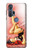 S1669 Afficher Fille Millésime Etui Coque Housse pour Motorola Edge+