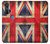 S2303 Drapeau britannique UK Millésime Etui Coque Housse pour Motorola Edge+