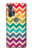 S2362 Arc en ciel coloré Shavron Zig zag Etui Coque Housse pour Motorola Edge+