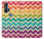 S2362 Arc en ciel coloré Shavron Zig zag Etui Coque Housse pour Motorola Edge+