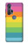 S2363 Arc en ciel Motif Etui Coque Housse pour Motorola Edge+
