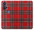 S2374 Motif Tartan Rouge Etui Coque Housse pour Motorola Edge+