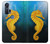 S2444 Hippocampe Monde sous-marin Etui Coque Housse pour Motorola Edge+