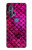 S3051 Rose Sirène écailles de poisson Etui Coque Housse pour Motorola Edge+
